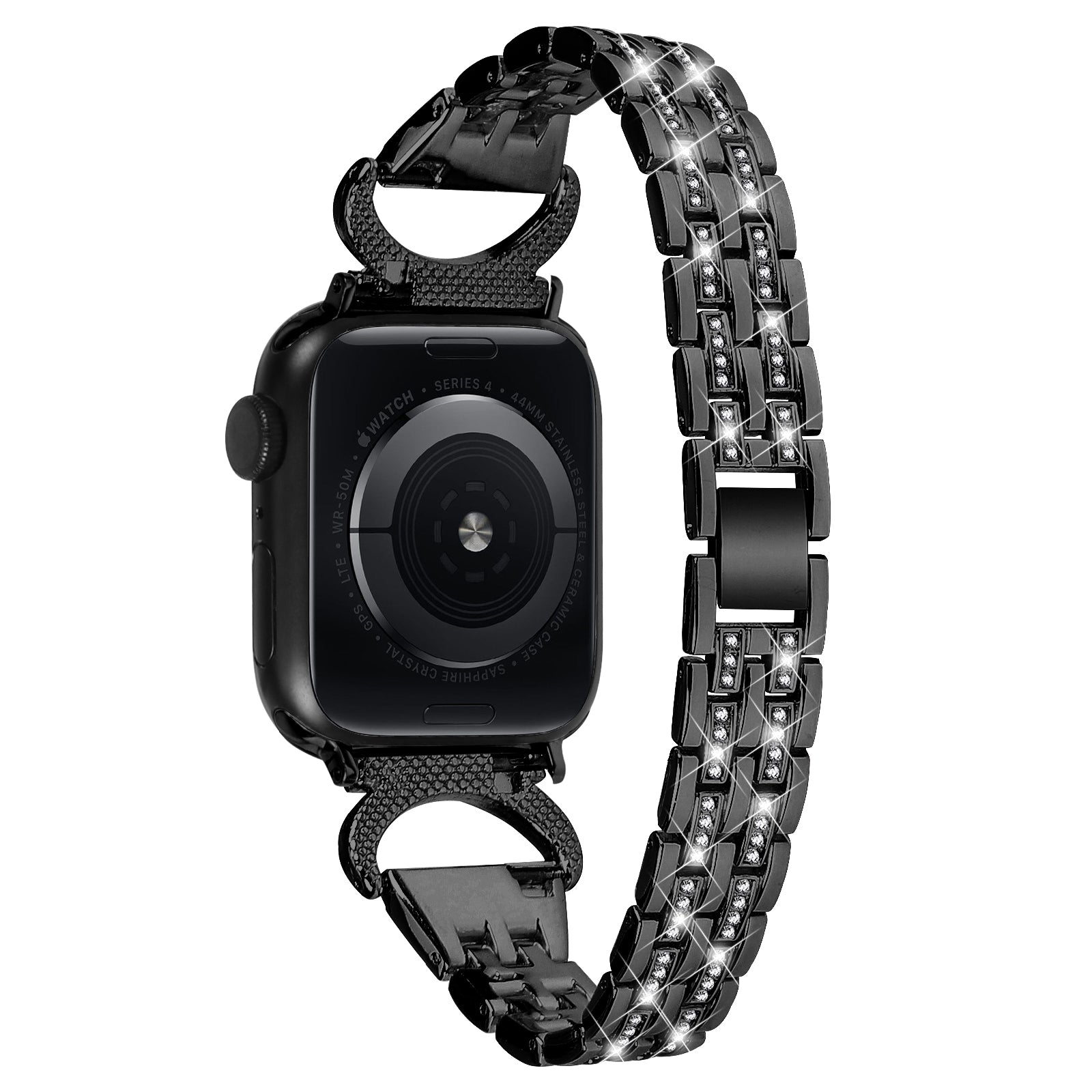 Metal Watch Band for Apple Watch Ultra 2 49mm Series 9 45mm SE (2023) 44mm Ultra 49mm 8 7 45mm 6 5 4 SE (2022) SE 44mm 3 2 1 42mm 5-Bead Rhinestone Decor Stainless Steel Bracelet Metal Watch Band for Apple Watch Ultra 2 49mm Series 9 45mm SE (2023) 44mm Ultra 49mm 8 7 45mm 6 5 4 SE (2022) SE 44mm 3 2 1 42mm 5-Bead Rhinestone Decor Stainless Steel Bracelet